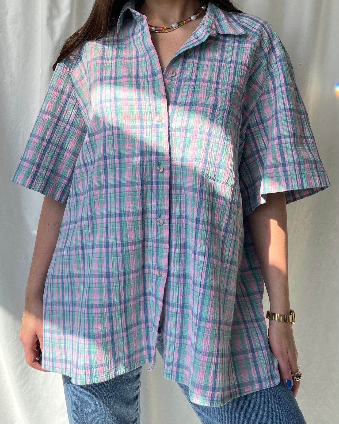 Seersucker buttonup