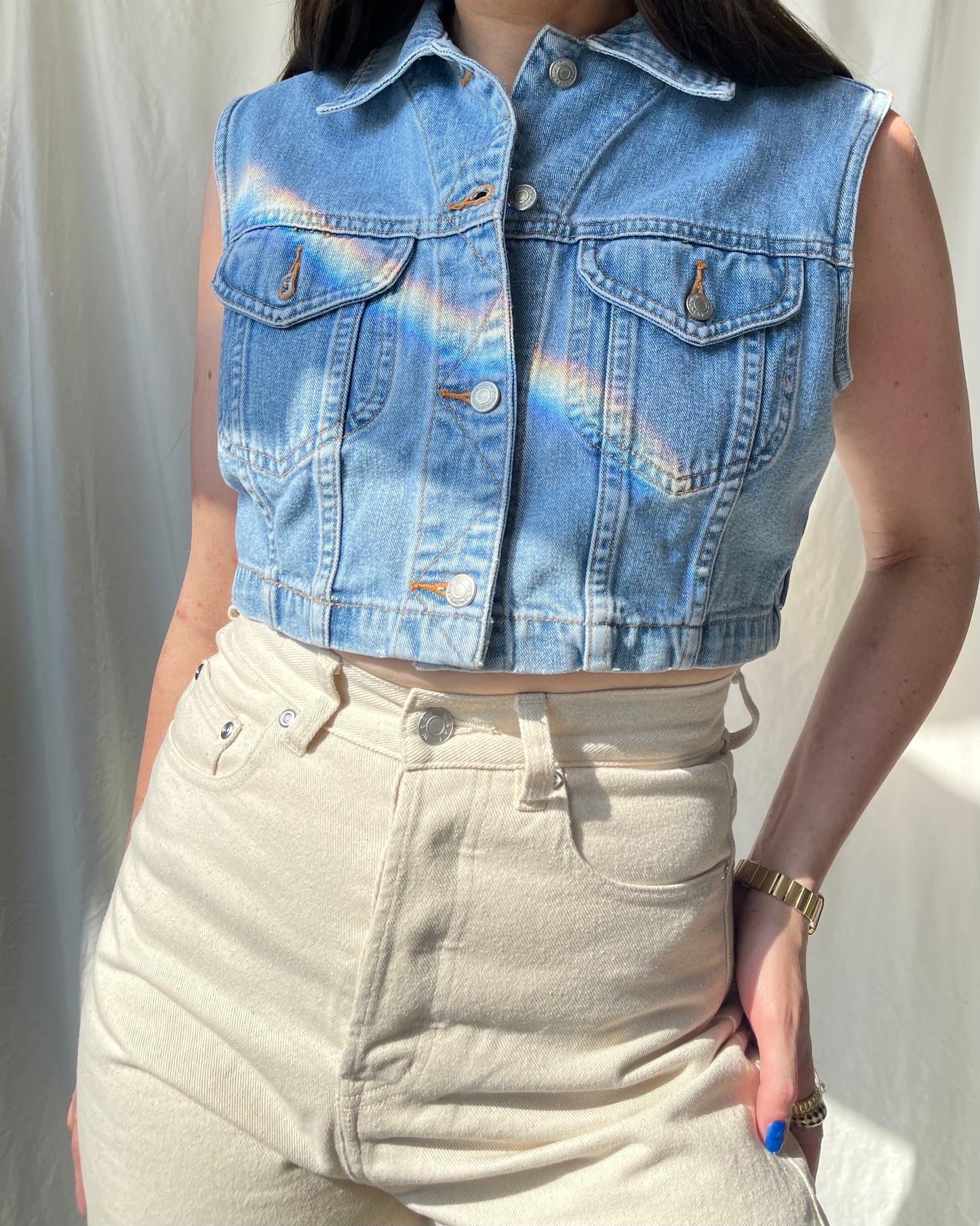 90's Gap denim vest