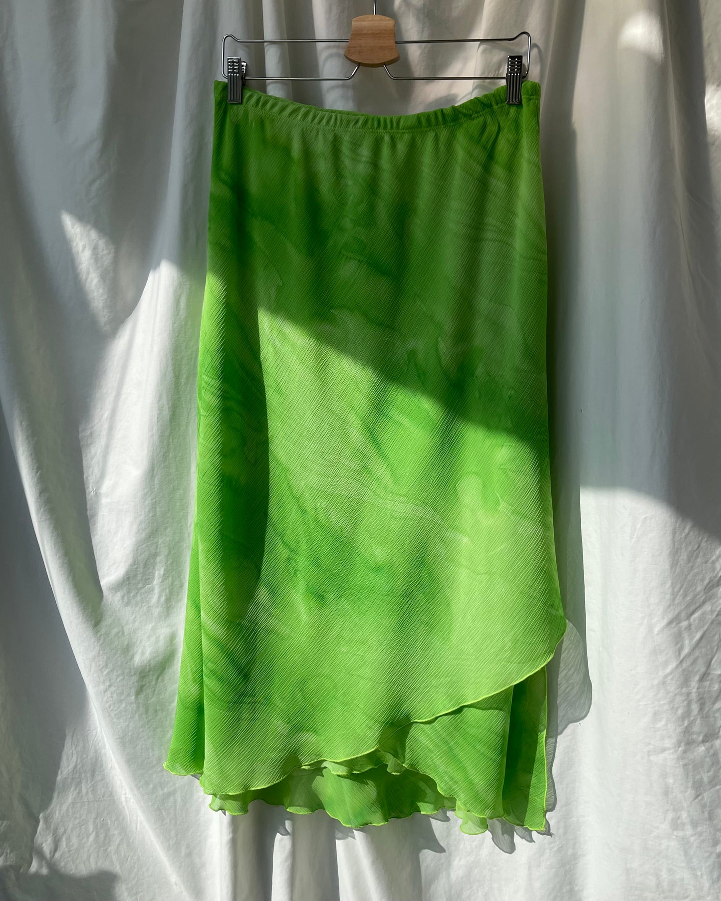 Y2K ruffle skirt