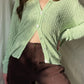 Vintage seafoam cardigan
