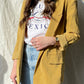 Loosely structured blazer