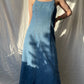 Y2K denim maxi dress