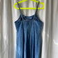 Y2K denim maxi dress