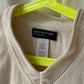 100% cotton v-neck sweater vest