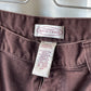 Brown midrise jeans
