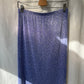 Y2K slinky floral skirt