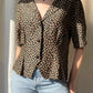 Floral buttondown blouse