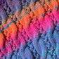 Ombré rainbow scarf