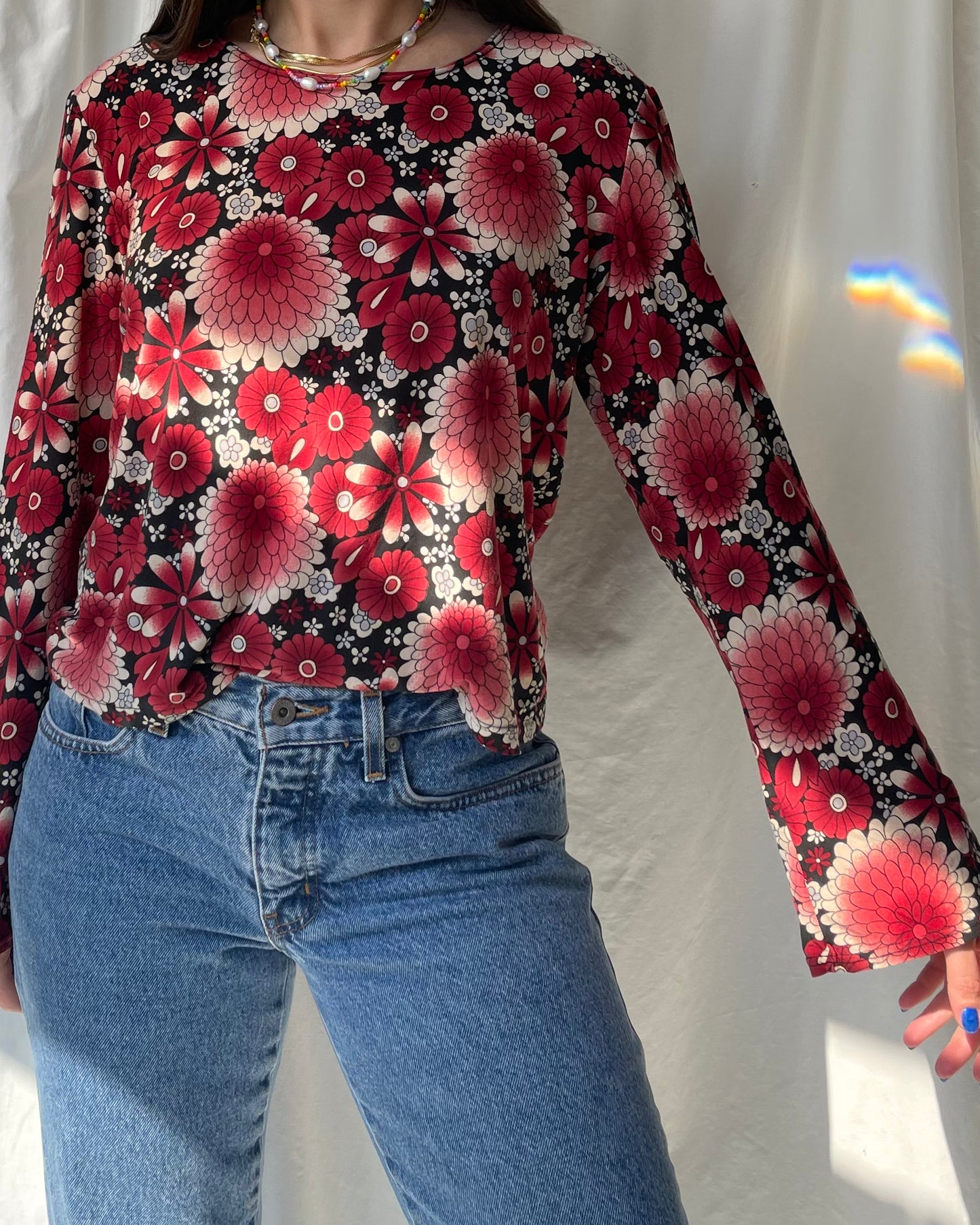 Vintage floral long sleeve