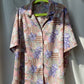 Pastel floral buttonup