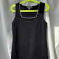 Square neck tank with trim