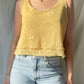 Vintage layered tank